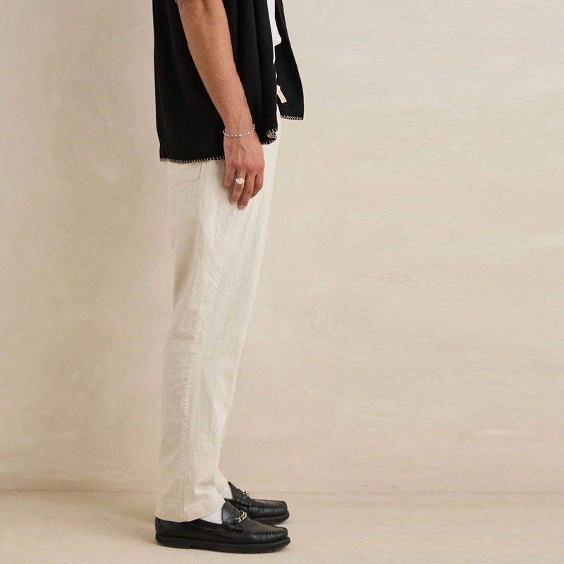 Pantalón Rhythm: Linen Jam Pant (Bone)