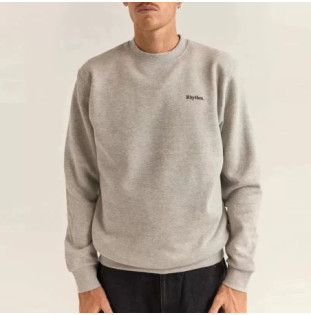 Sudadera Rhythm: Brand Fleece Crew (Grey heather)
