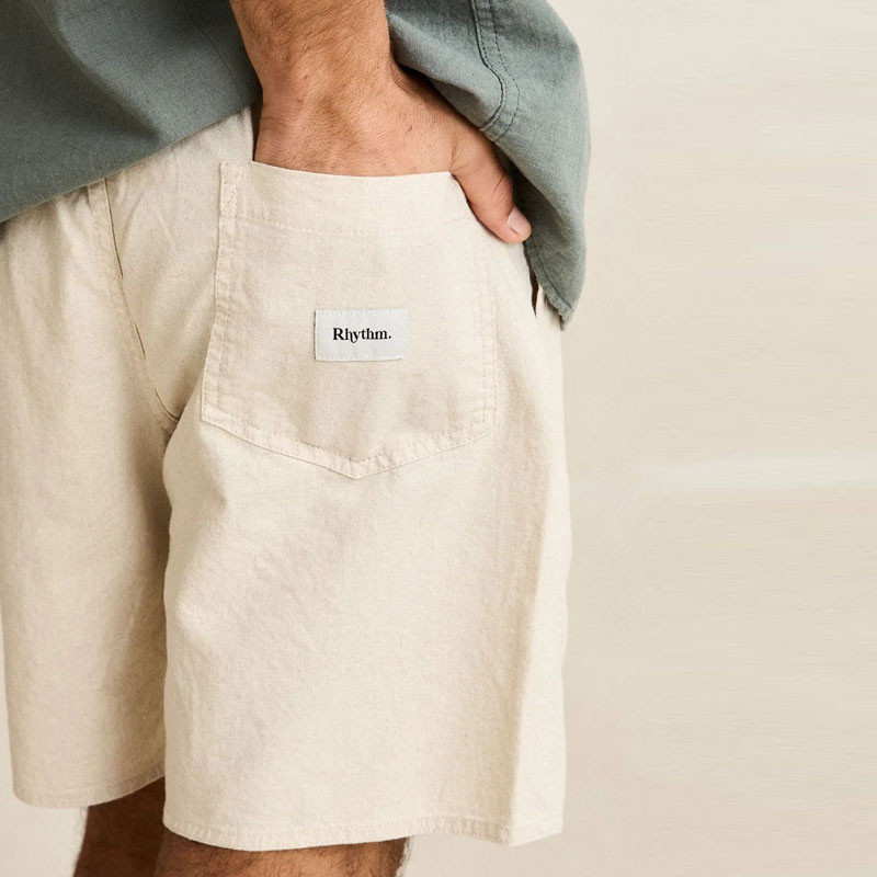 Bermuda Rhythm: Classic Linen Jam (Sand)