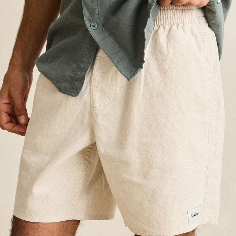 Bermuda Rhythm: Classic Linen Jam (Sand)