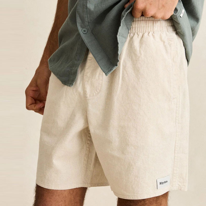Bermuda Rhythm: Classic Linen Jam (Sand)