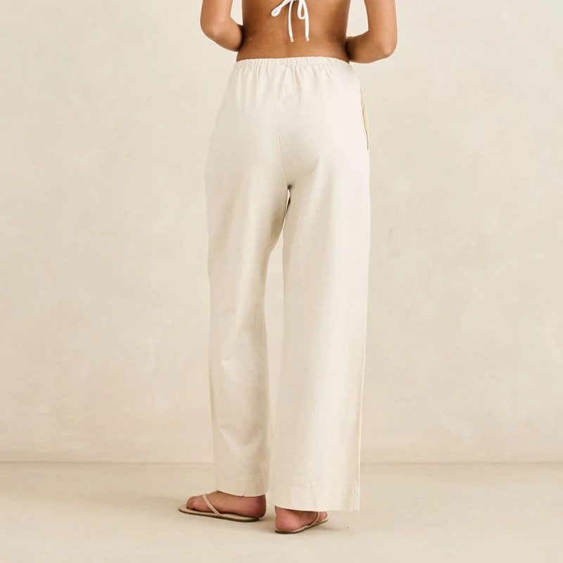 Pantalón Rhythm: Classic Drawstring Pant (Oat)