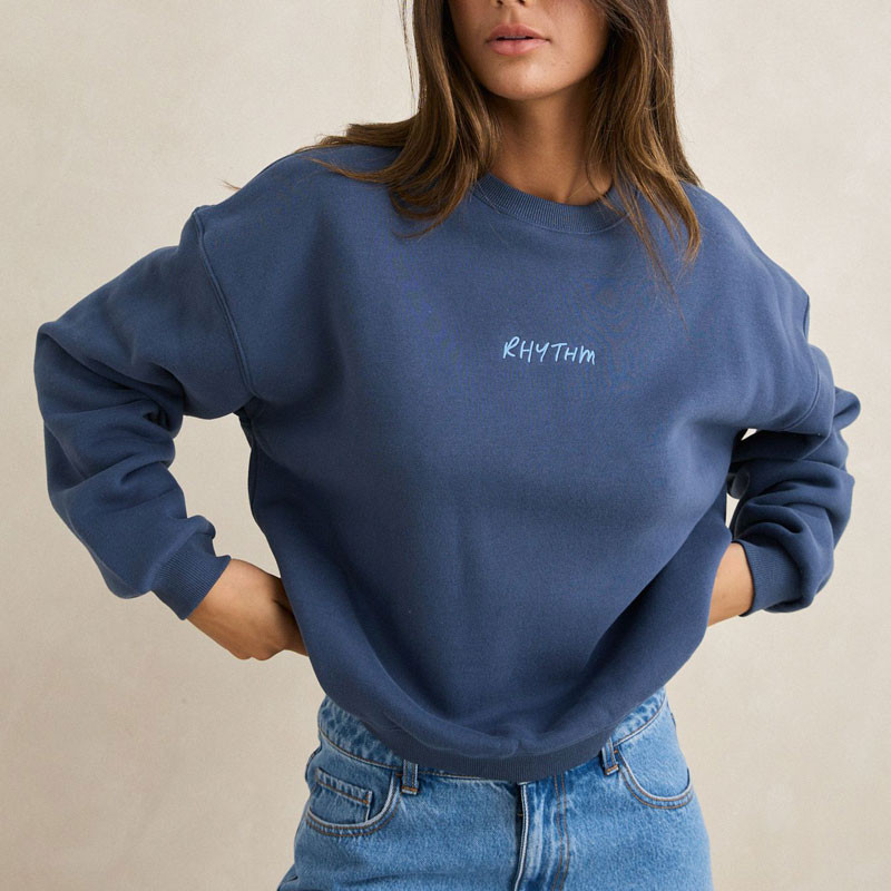 Sudadera Rhythm: Rhythm Crew Neck Fleece (Indigo)