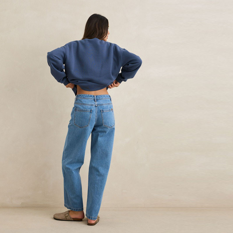 Sudadera Rhythm: Rhythm Crew Neck Fleece (Indigo)