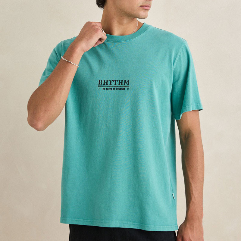 Camiseta Rhythm: Cactus Vintage SS T-Shirt (Wasabi)