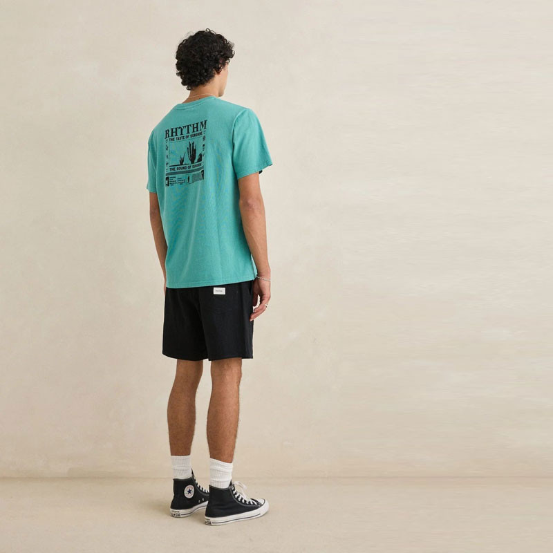 Camiseta Rhythm: Cactus Vintage SS T-Shirt (Wasabi)