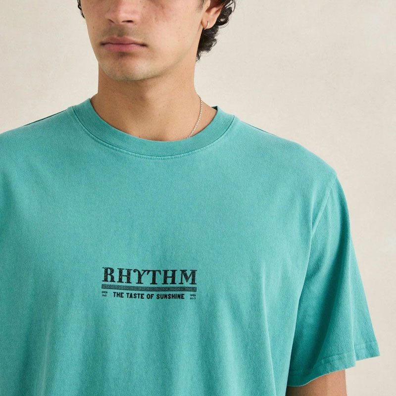 Camiseta Rhythm: Cactus Vintage SS T-Shirt (Wasabi)