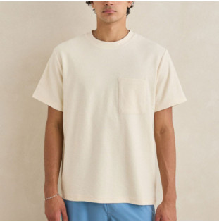 Camiseta Rhythm: Vintage Terry SS T-Shirt (Natural)