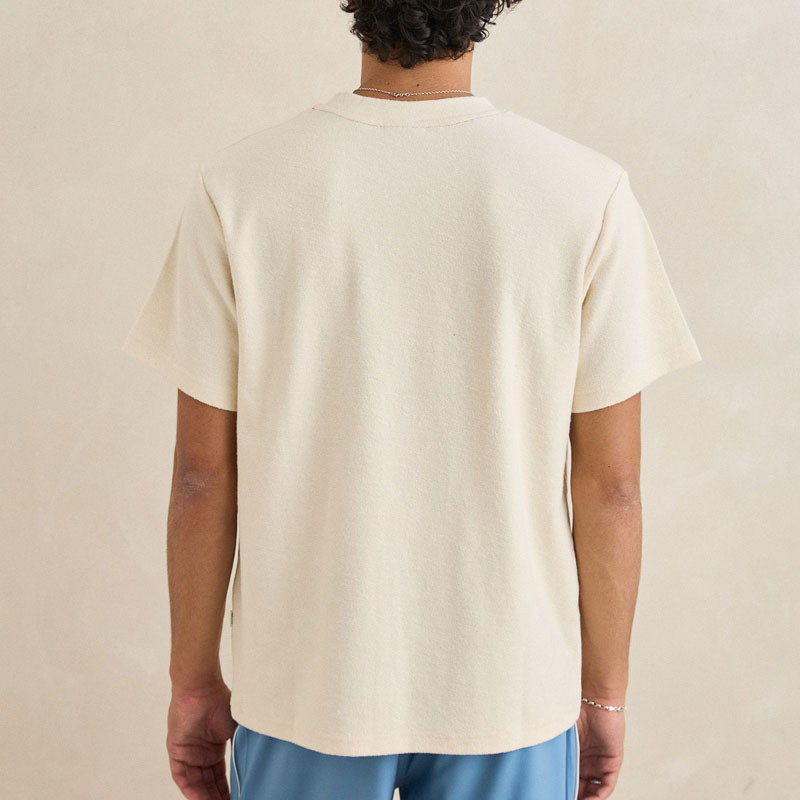 Camiseta Rhythm: Vintage Terry SS T-Shirt (Natural)