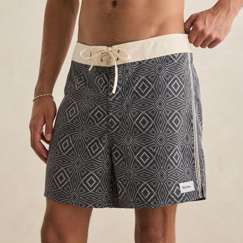 Bañador Rhythm: Mosaic Heritage Trunk (Black)