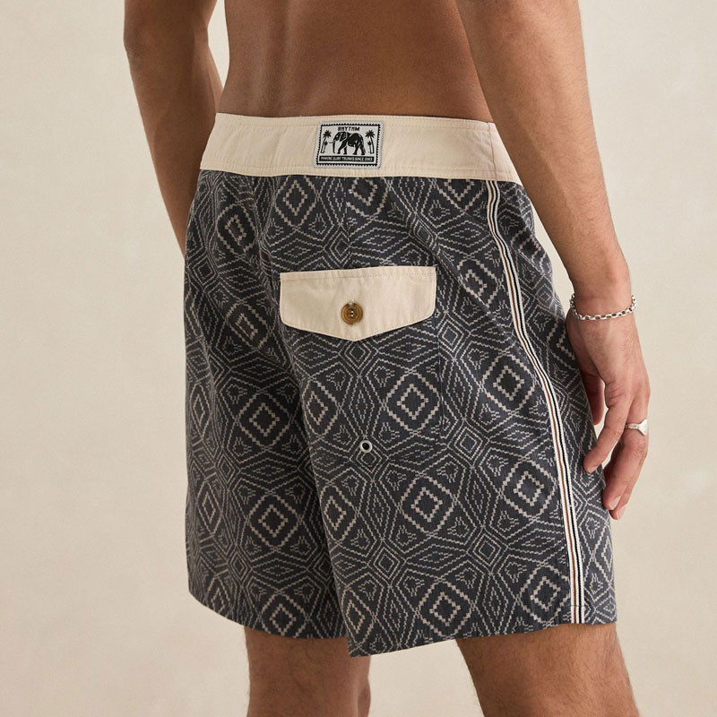 Bañador Rhythm: Mosaic Heritage Trunk (Black)