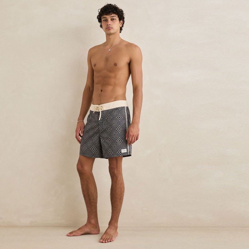 Bañador Rhythm: Mosaic Heritage Trunk (Black)