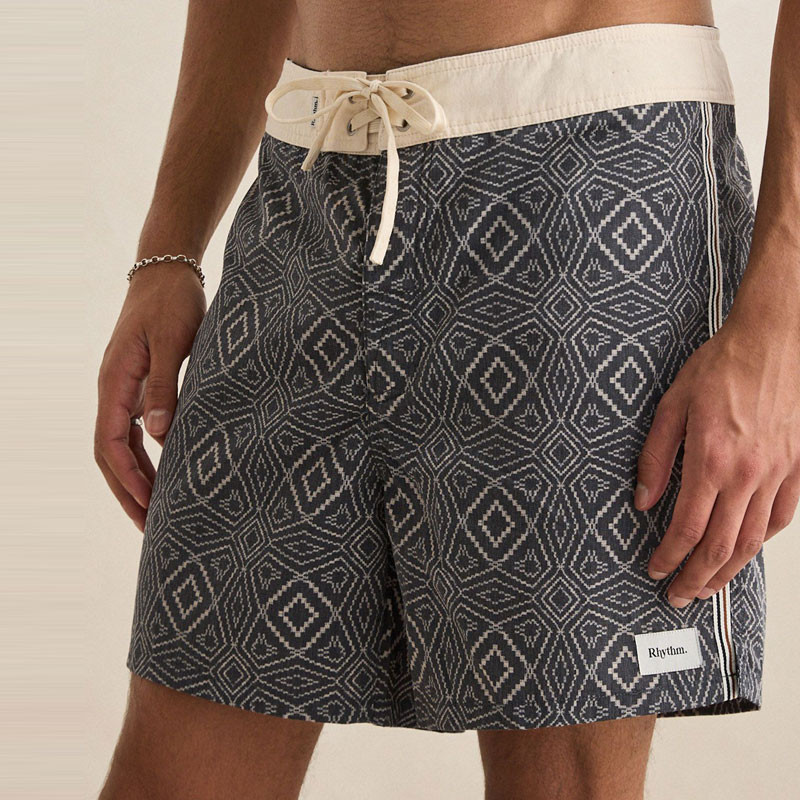 Bañador Rhythm: Mosaic Heritage Trunk (Black)