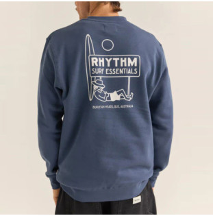 Sudadera Rhythm: Siesta Fleece Crew (Navy)
