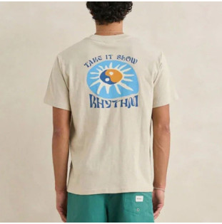 Camiseta Rhythm: Slow Down Slub SS T-Shirt (Moonrock)