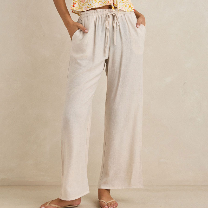 Pantalón Rhythm: Airlie Beach Pant (Ivory)