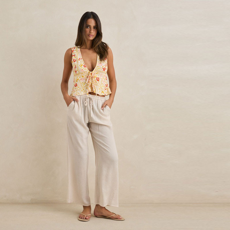 Pantalón Rhythm: Airlie Beach Pant (Ivory)