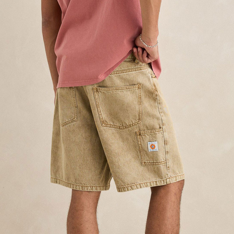 Bermuda Rhythm: Toby Denim Short (Sand)