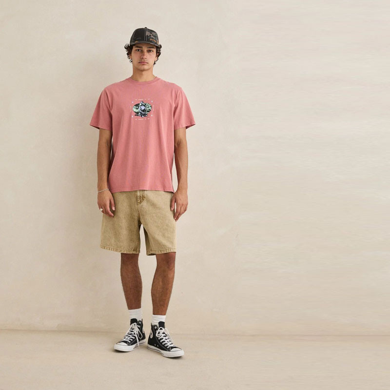 Bermuda Rhythm: Toby Denim Short (Sand)