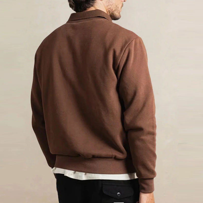 Sudadera Rhythm: Furnace Quarter Zip (Brown)