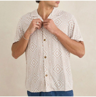 Camisa Rhythm: Mosaic SS Shirt (Tobacco)