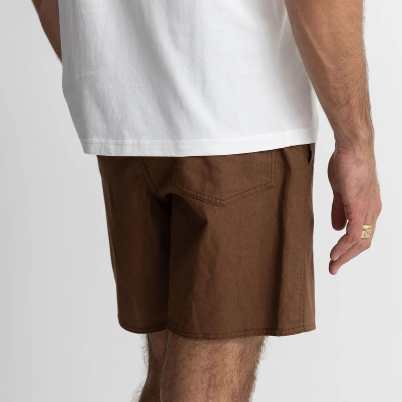 Bermuda Rhythm: Classic Linen Jam (Chocolate)