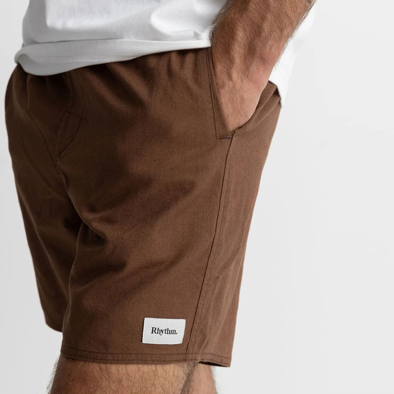 Bermuda Rhythm: Classic Linen Jam (Chocolate)