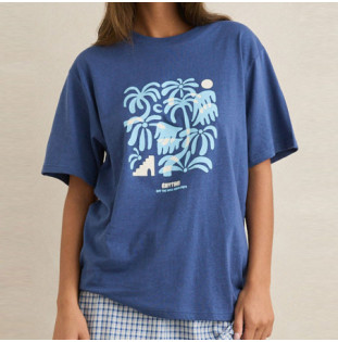 Camiseta Rhythm: Island Oversized T-Shirt (Indigo)