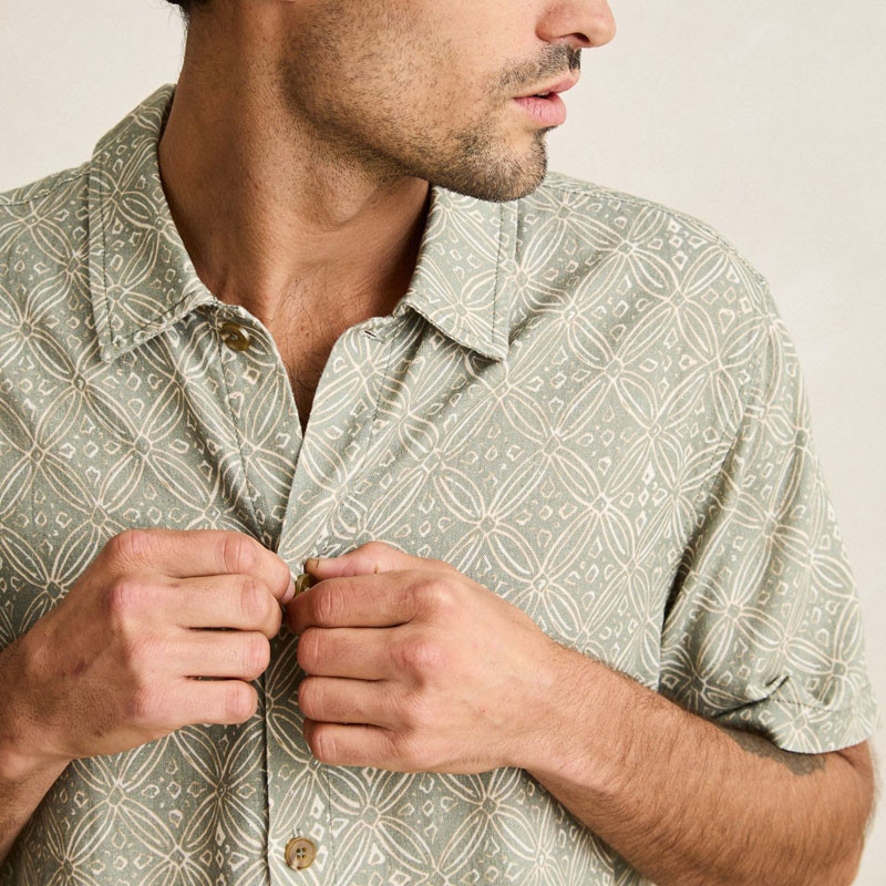 Camisa Rhythm: Java SS Shirt (Olive)
