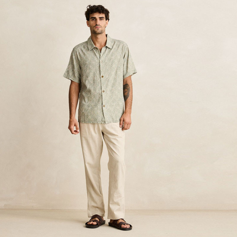 Camisa Rhythm: Java SS Shirt (Olive)