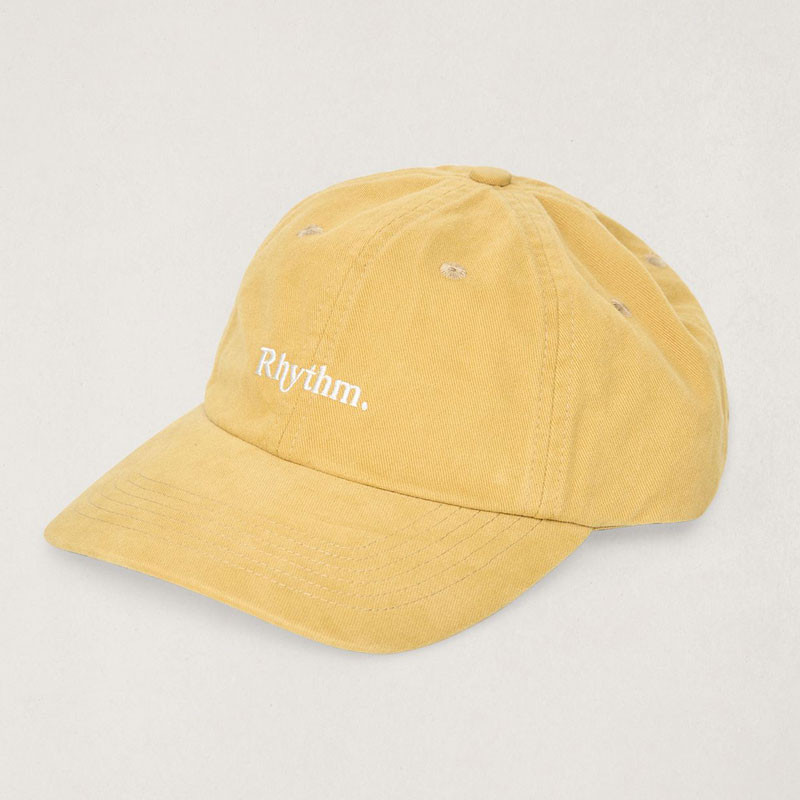Gorra Rhythm: Essential Brushed Twill Cap (Mustard)