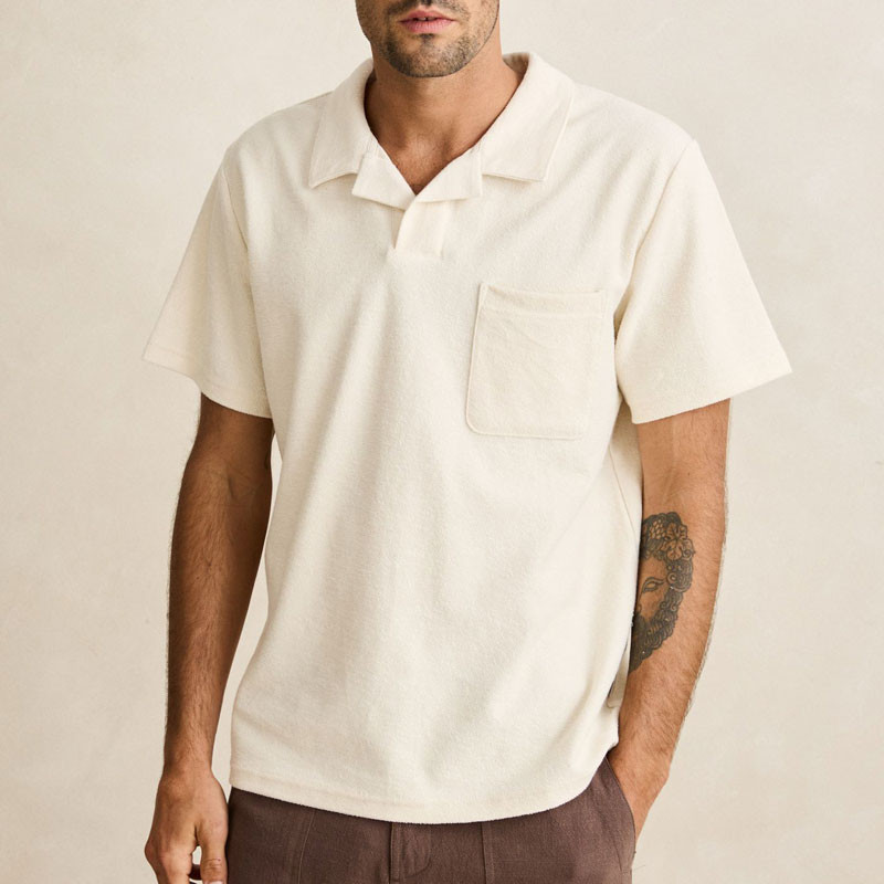 Polo Rhythm: Vintage Terry Polo (Natural)