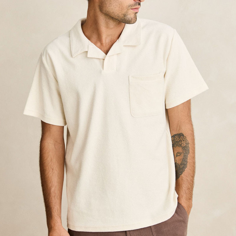 Polo Rhythm: Vintage Terry Polo (Natural)