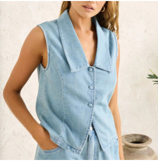 Camisa Rhythm: Sailor Denim Vest (Denim)