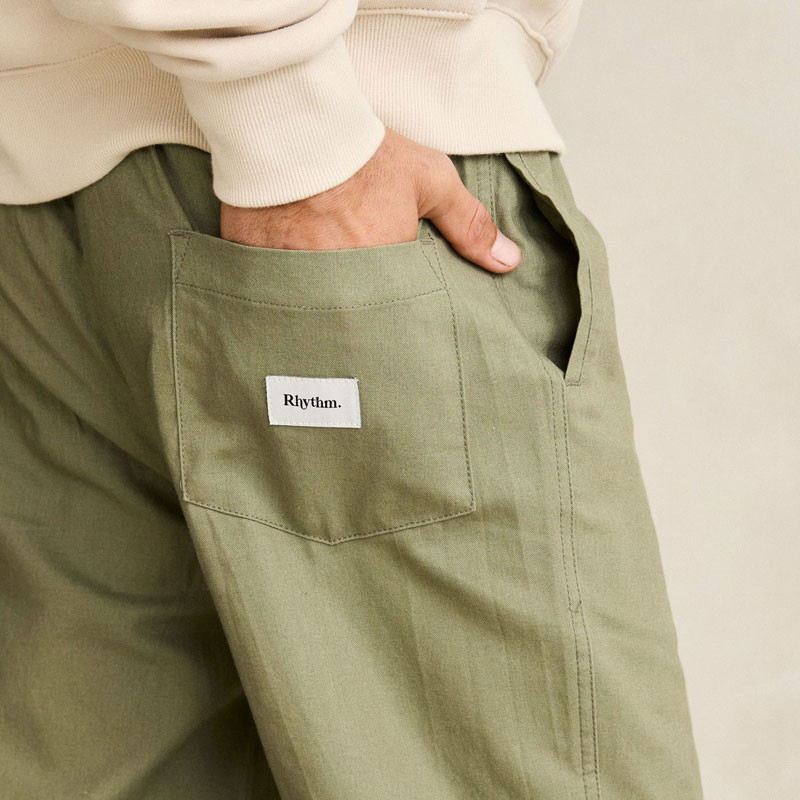 Pantalón Rhythm: Linen Jam Pant (Olive)