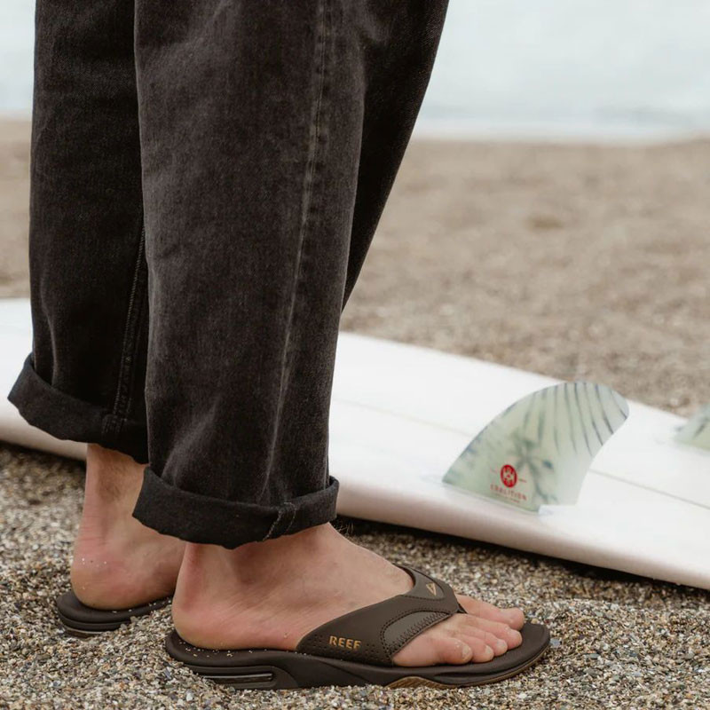 Chanclas Reef: M Fanning (Brown/Gum)