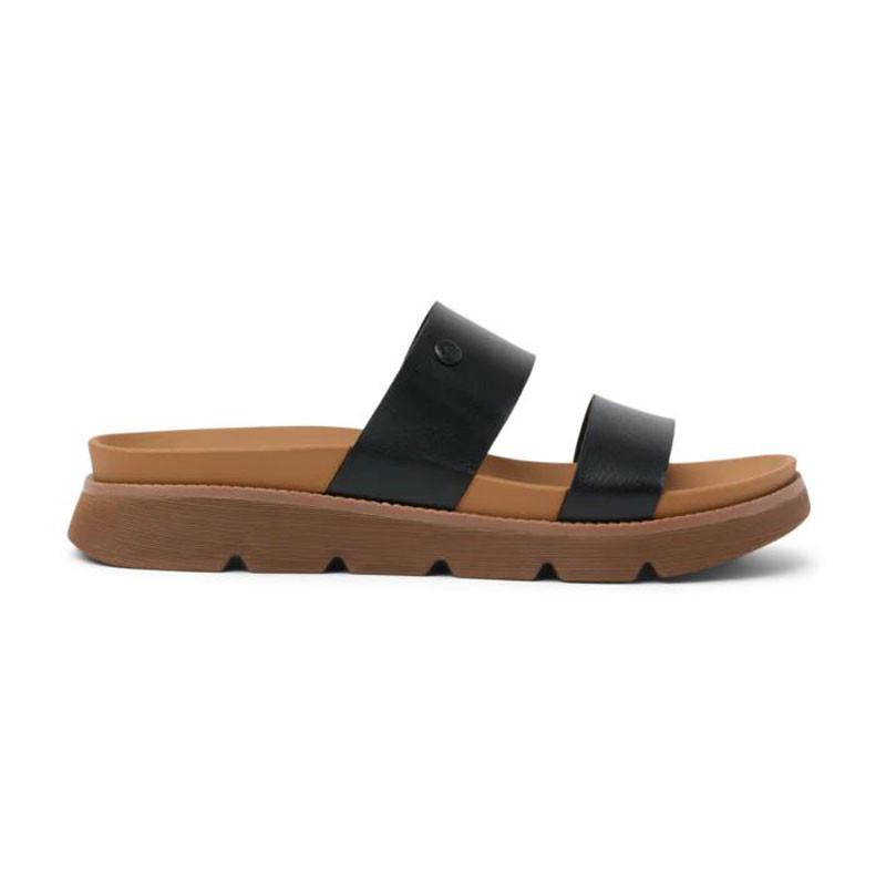 Chanclas Reef: W Vista Luxe Thea (Black/Tan)