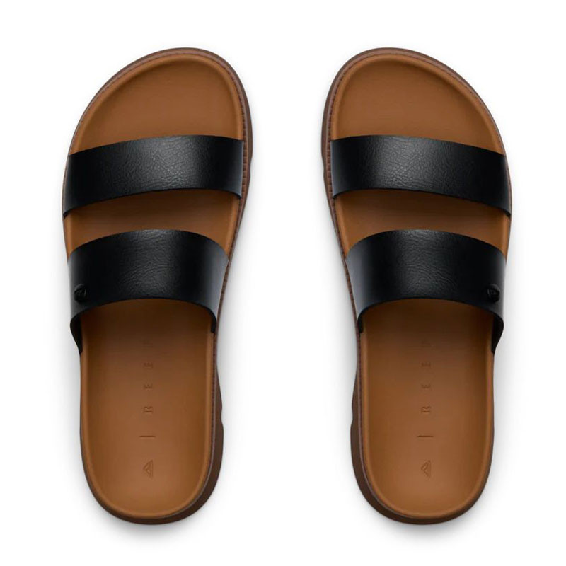 Chanclas Reef: W Vista Luxe Thea (Black/Tan)