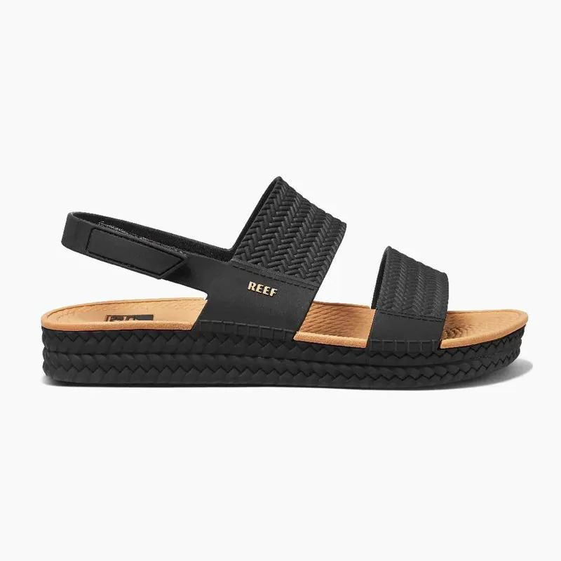 Chanclas Reef: W Reef Water Vista (Black/Tan)