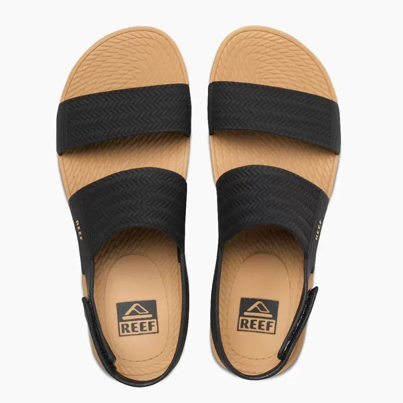 Chanclas Reef: W Reef Water Vista (Black/Tan)