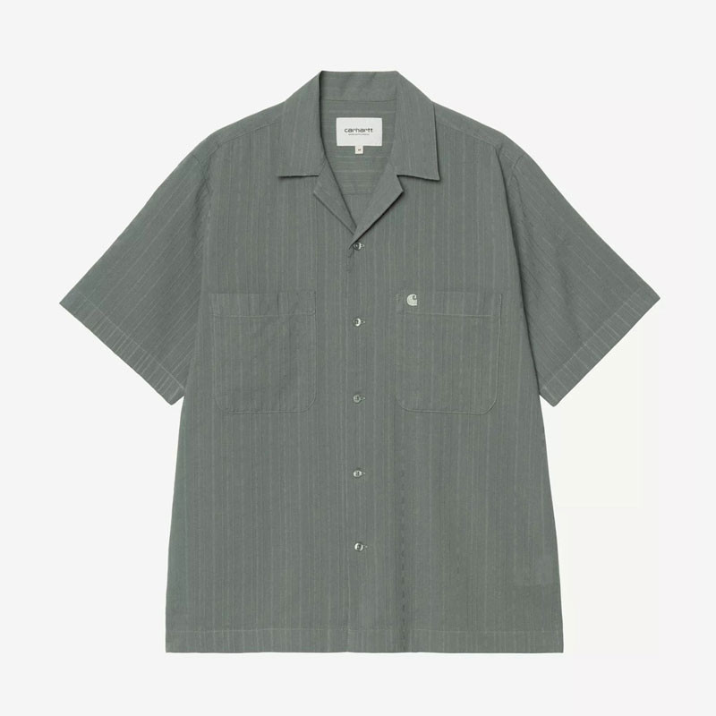 Camisa Carhartt WIP: SS Gareth Shirt (Velvet Green)