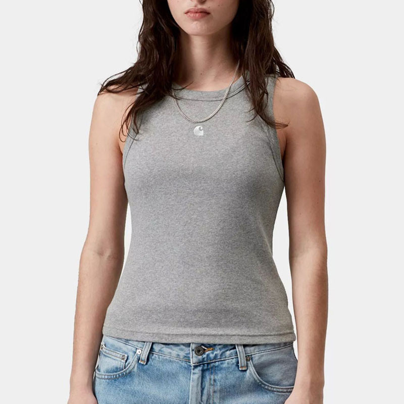 Camiseta Carhartt WIP: W Philips A-Shirt (Grey Heather)