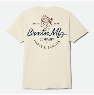 Camiseta Brixton: Tolman SS Std (Cream)