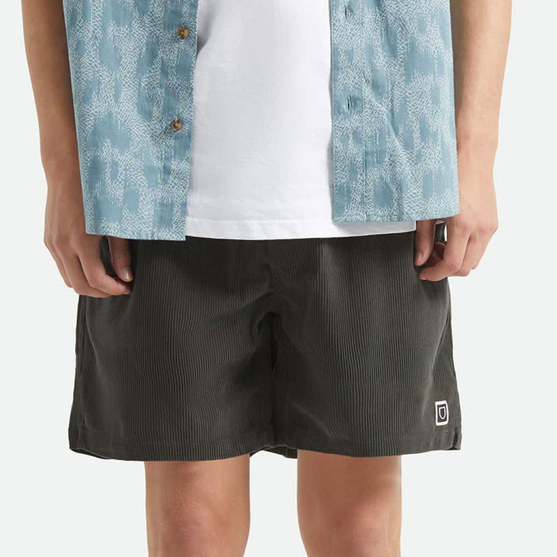 Bermuda Brixton: Everyday Corduroy Short (Vintage Black)