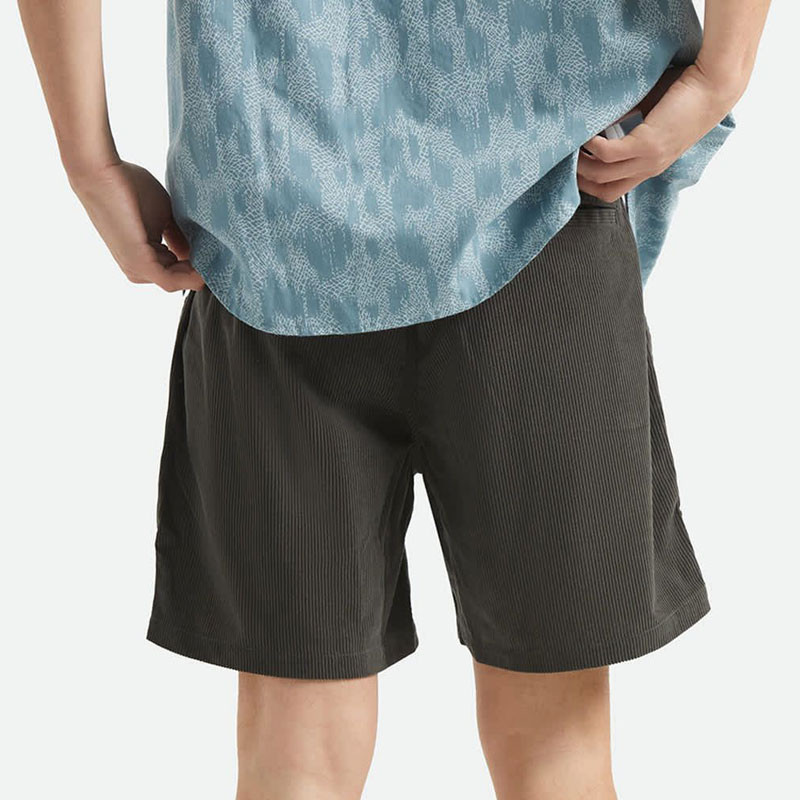 Bermuda Brixton: Everyday Corduroy Short (Vintage Black)