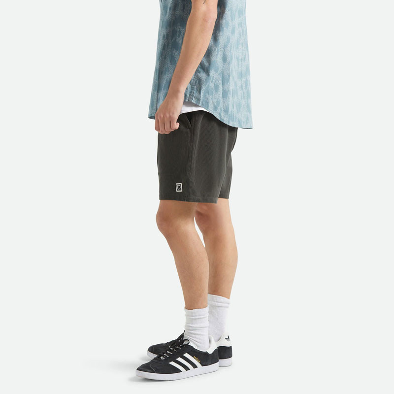 Bermuda Brixton: Everyday Corduroy Short (Vintage Black)