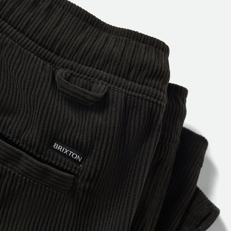 Bermuda Brixton: Everyday Corduroy Short (Vintage Black)