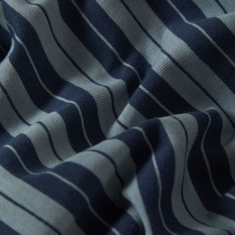 Camiseta Brixton: Nova Stripe SS Pkt (Mdnt Blu Fut Gry Wo)