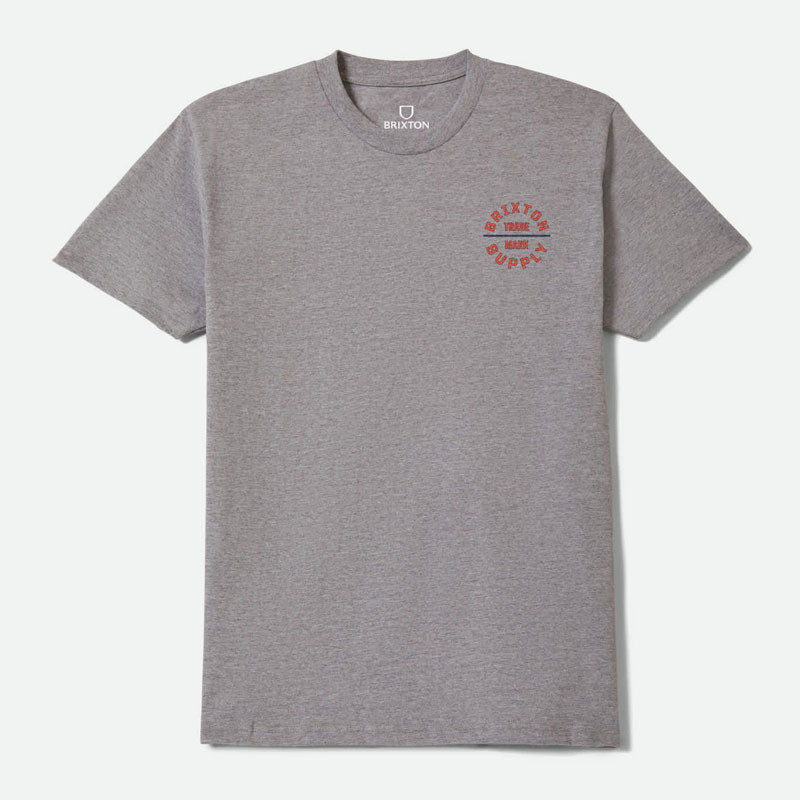 Camiseta Brixton: Oath V SS Std (Hea Gry Lava Red Midnight)