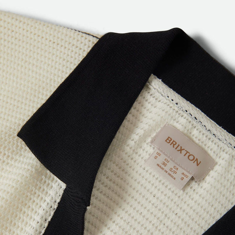 Camiseta Brixton: Varsity Tee (Off White Black)